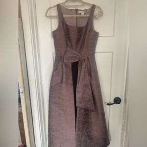 NEW Kay Unger Kimberly Kay Sleeveless Jacquard Jumpsuit Walk The Maxi Dress Sz 2